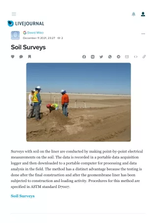 Soil Surveys