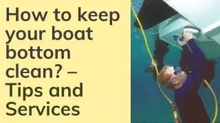 how to keep your boat bottom clean tips