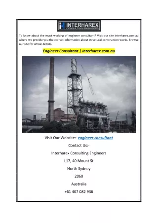 to know about the exact working of engineer