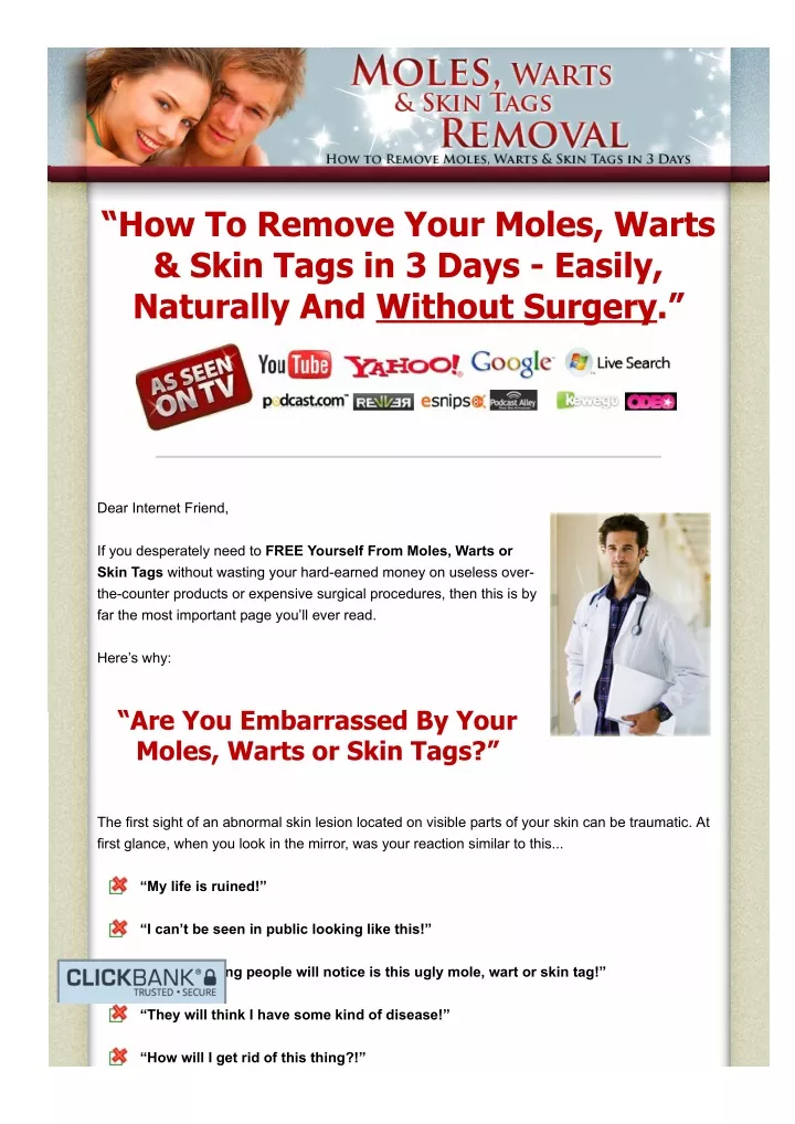 how to remove your moles warts skin tags