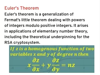 eulers theorem