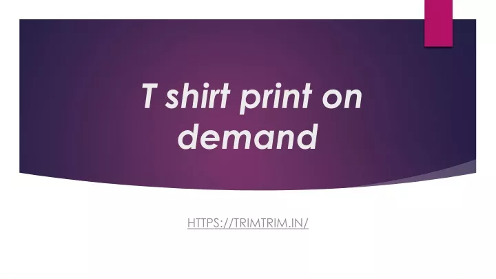 t shirt print on demand