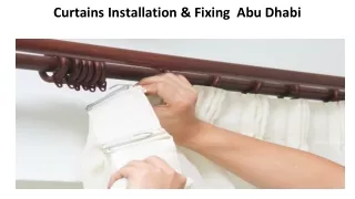 curtains installation fixing abu dhabi