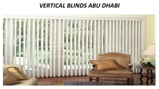 vertical blinds abu dhabi