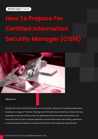 how to prepare for certified information security