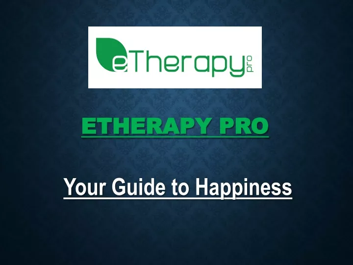 etherapy pro