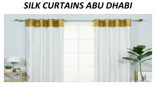 silk curtains abu dhabi