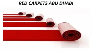 red carpets abu dhabi