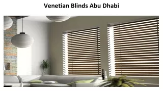 venetian blinds abu dhabi