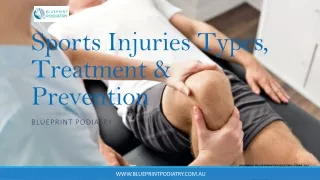Sports Injuries Types, Treatment & Prevention at Blueprint Podiatry