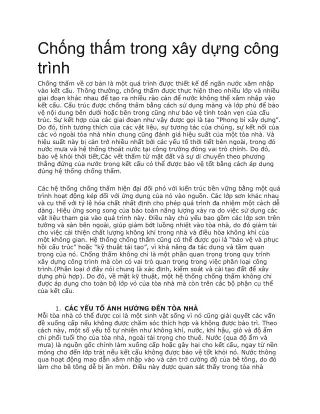 ch ng th m trong