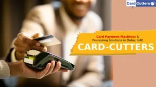 Card payment Machines UAE - Card Cutters