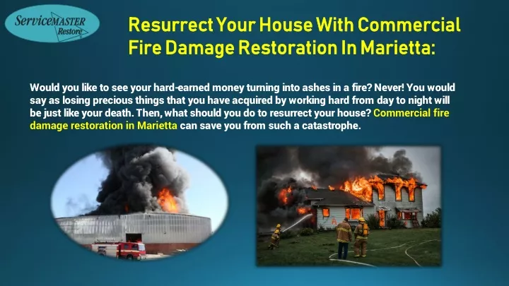 resurrect your house w ith commercial fire damage