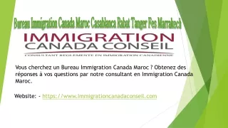 bureau immigration canada maroc casablanca rabat tanger fes marrakech