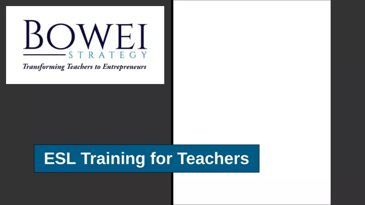 esl training for teachers
