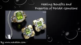 healing benefits and properties of peridot