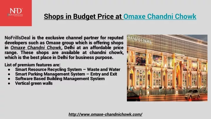 shops in budget price at omaxe chandni chowk