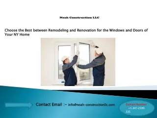Window And Doors Renovation-Remodeling Ny