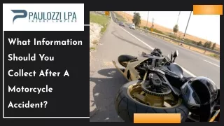 What Information Should You Collect After A Motorcycle Accident?