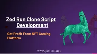 Zed Run Clone - Get Profit From NFT Gaming Platform
