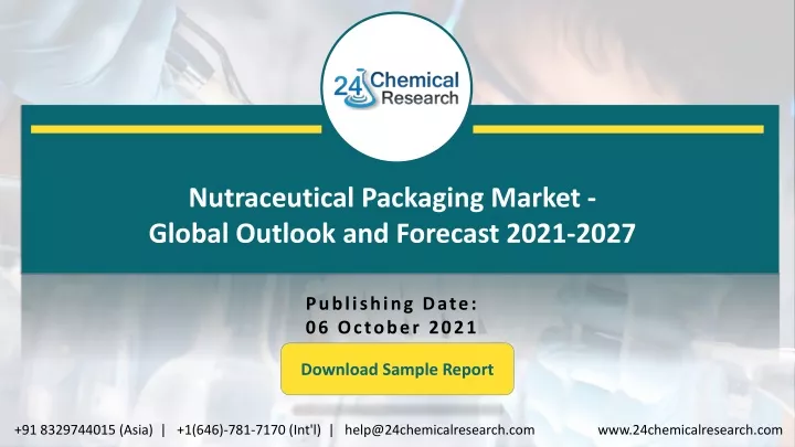 nutraceutical packaging market global outlook