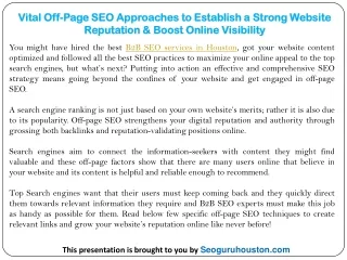 Vital Off-Page SEO Approaches to Establish a Strong Website Reputation & Boost Online Visibility (1)