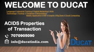 welcome to ducat