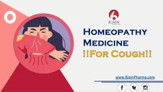 Homoeopathic Medicine for Cough - BJain Pharma