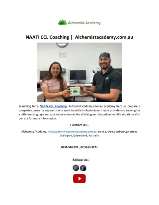 naati ccl coaching alchemistacademy com au