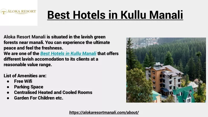 best hotels in kullu manali