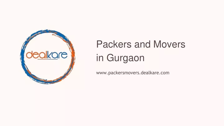 packers and movers in gurgaon