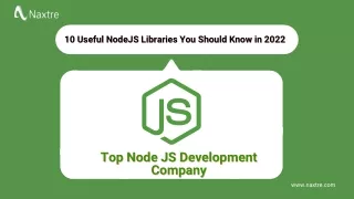 NodeJS Libraries 2022 | Best node js development company