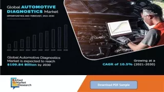 Automotive Diagnostics Market Worth $109.84 Billion by 2030