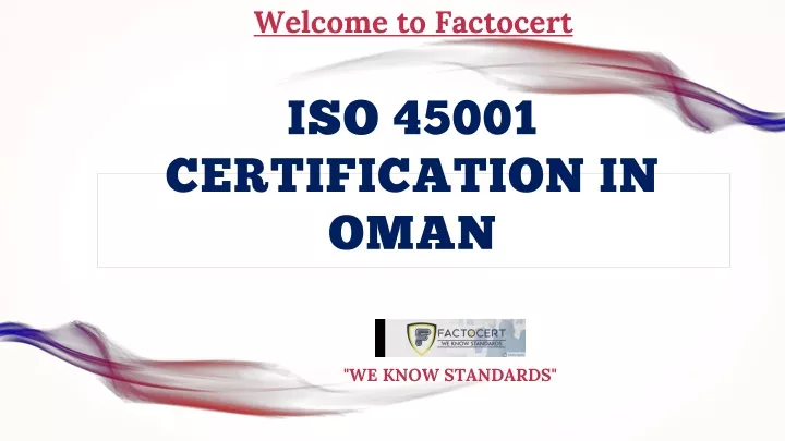 iso 45001 certification in oman