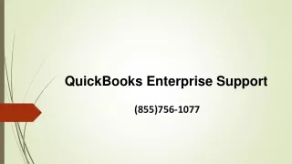 QuickBooks Enterprise Support