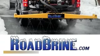Online Salt Brine Solution for Snow Removal