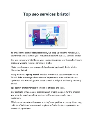 seo services bristol