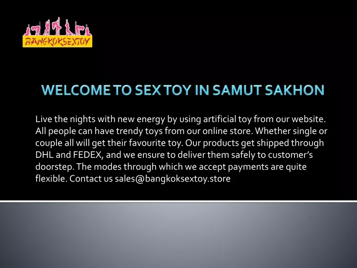 welcome to sex toy in samut sakhon