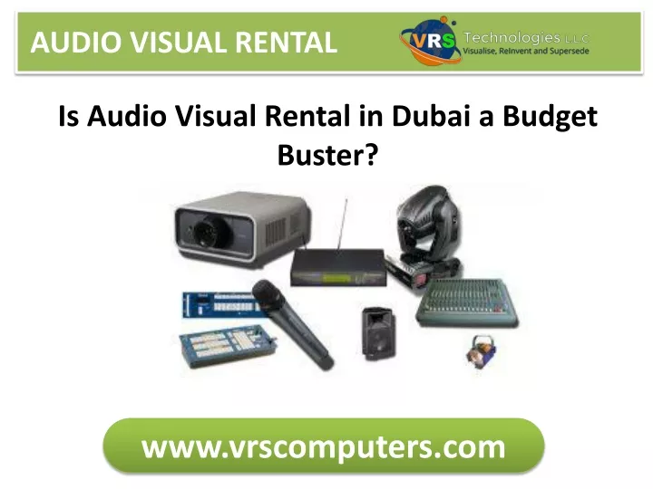 audio visual rental