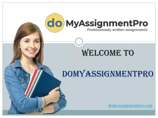 welcome to domyassignmentpro