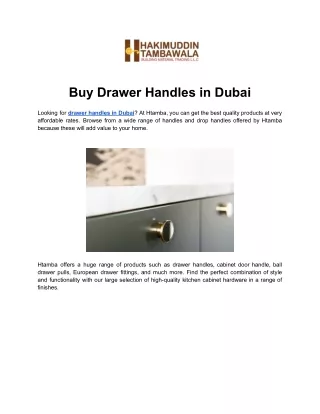 buy drawer handles in dubai