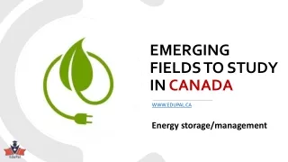 emerging fields to study in canada