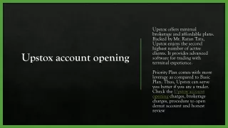 upstox account opening