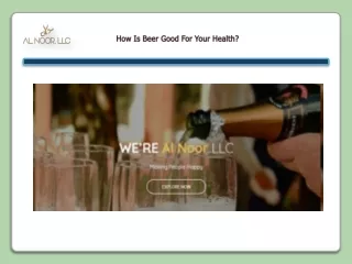 how is beer good for your health