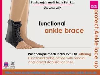 protect.Ankle lace up ankle braces | Pushpanjali medi India