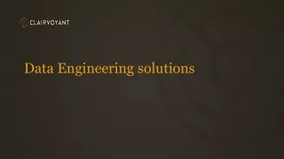 data engineering solutions