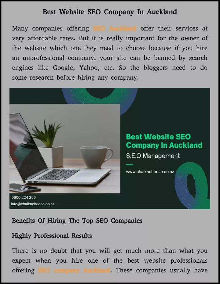best website seo company in auckland best website