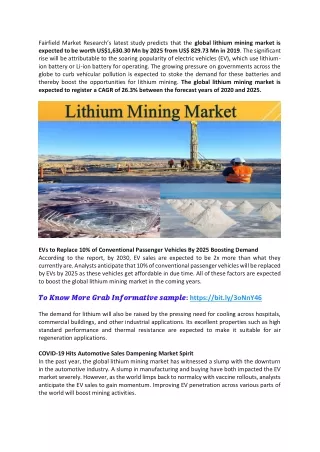 fairfield market research s latest study predicts