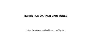 tights for darker skin tones