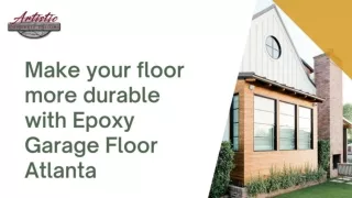Epoxy Garage Floor Atlanta